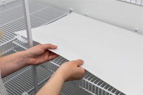 img 2 attached to 🦆 Duck EasyLiner Solid Grip Non-Adhesive Shelf Liner, White - 281875, 20-inch x 22 Feet