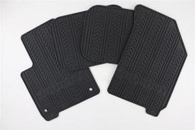 img 1 attached to Dodge Authentic Black Slush Mat Set - Genuine Accessories 82213476 (Pack of 4)