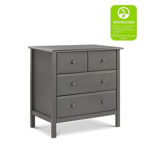 img 2 attached to 🌰 Davinci Autumn 4-Drawer Dresser in Chestnut: Greenguard Gold Certified - Stylish and Eco-Friendly Storage Solution