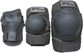 img 1 attached to 👍 High-Quality Gray X-Large K2 Skate Women's XT Premium Pad Set: Safety and Style for Inline Skating