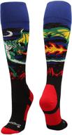 optimized search: medieval dragon over the calf athletic socks by madsportsstuff logo