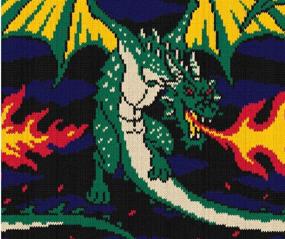 img 2 attached to Optimized Search: Medieval Dragon Over The Calf Athletic Socks by MadSportsStuff