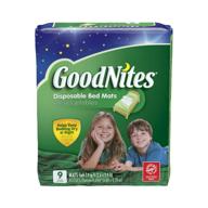 reliable protection: goodnites disposable bed mats for a worry-free night logo
