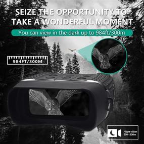 img 2 attached to 🔦 Enhanced Vmotal Night Vision Goggles: Infrared Binoculars with 2.31" Screen for HD Photo/Video in Darkness. Includes 32G Memory Card - Ideal for Hunting, Spy, Military, Tactical, and Security Applications