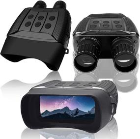 img 4 attached to 🔦 Enhanced Vmotal Night Vision Goggles: Infrared Binoculars with 2.31" Screen for HD Photo/Video in Darkness. Includes 32G Memory Card - Ideal for Hunting, Spy, Military, Tactical, and Security Applications