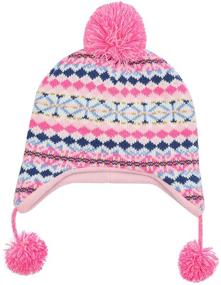 img 1 attached to 🧢 LLmoway Winter Earflap Beanie for Toddlers - Boys' Accessories