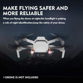 img 1 attached to Enhance Night Time Flights with DJI Mavic Mini 2: Night Flight Lamp & Extended Accessories Kit