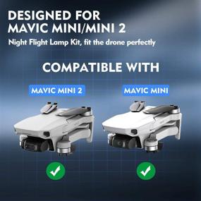 img 2 attached to Enhance Night Time Flights with DJI Mavic Mini 2: Night Flight Lamp & Extended Accessories Kit