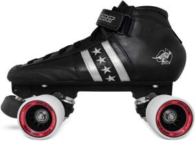 img 1 attached to 🛼 Bont Quadstar Roller Skates - Indoor and Outdoor, 100% Leather - Youth, Boys, Girls, Men, Women