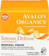 🍊 avalon organics vitamin c renewal cream, 2 oz logo