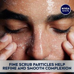 img 2 attached to 🧼 NIVEA MEN Maximum Hydration Deep Cleansing Aloe Vera Face Scrub - 3 Pack, 4.4 Oz Tubes