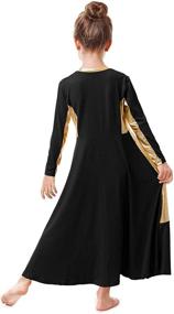 img 3 attached to Metallic Liturgical Lyrical Worship Dancewear Sports & Fitness for Other Sports