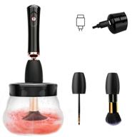 💄 ricris makeup brush cleaner & dryer machine - usb charger, electric make-up brush cleaning tool, fast cleaning and drying, spinner for brushes of any size and shape logo