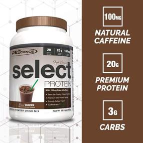 img 3 attached to ☕ PEScience Select Cafe Protein - Iced Mocha: 20 Servings of Coffee Flavored Whey and Casein Blend