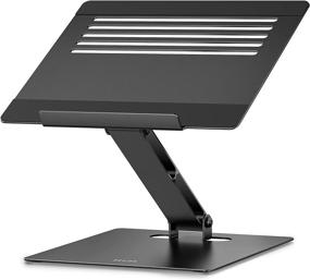 img 4 attached to Aluminum Ergonomic Adjustable Notebook Compatible Laptop Accessories and Stands