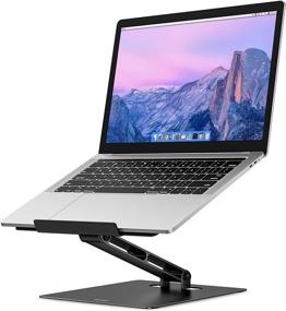 img 3 attached to Aluminum Ergonomic Adjustable Notebook Compatible Laptop Accessories and Stands