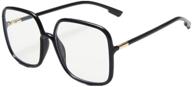 shiratori retro blue light blocking glasses: trendy big frame nerd eyeglasses for women - defend against eye strain from blue ray & computer games logo