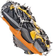 outerstar traction cleats: 18 stainless steel 👞 spikes crampons for slip-free walking on ice and snow logo