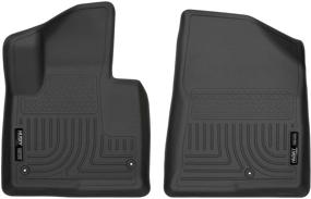 img 4 attached to 🐺 Husky Liners Weatherbeater Front Floor Mats for 2013-18 Hyundai Santa Fe Sport and 2.0T