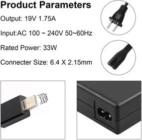 img 3 attached to 💻 ASUS Laptop Charger Replacement 33W for ASUS Eeebook X205 X205T X205TA Chromebook C201 C201P C201PA Vivobook E200H E200HA AD890526 ADP-33AW ADP-33AW B Power Adapter