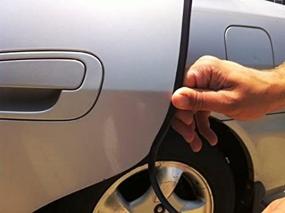 img 3 attached to Car Black Door Edge Guard Trim 🚗 Molding All Models: Easy D.I.Y. Kit Ensures Optimal Protection