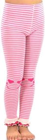 img 2 attached to Cozy up in Style with Naartjie Kids Fleece Brushed Leggings for Girls