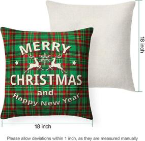 img 2 attached to BININBOX Christmas Decorative Pillowcase Buffalo