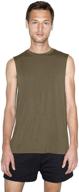 american apparel modal sleeveless muscle men's clothing logo