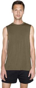 img 4 attached to American Apparel Modal Sleeveless Muscle Men's Clothing