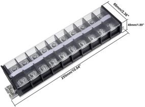 img 2 attached to Uxcell Barrier Terminal Strip Connector Industrial Electrical