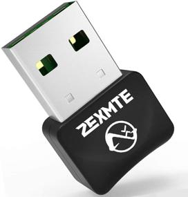 img 4 attached to 🔌 ZEXMTE Mini Bluetooth Dongle for PC - USB Micro Bluetooth 5.0 Adapter for Windows 10/8.1/8/7 - Wireless Transfer for Desktop, Bluetooth Headphones, Speakers, Keyboard, Mouse, and Printer