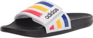 👟 комфортные и регулируемые детские слайды adidas adilette: идеальные сандалии для ношения весь день. логотип