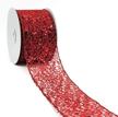 ct craft llc sparkling glitter mesh ribbon for home decor crafting logo