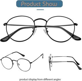 img 2 attached to Vintage Glasses Braylenz Non Prescription Eyeglasses Men's Accessories