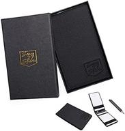 seven27sports leather scorecard 30 page pockets logo