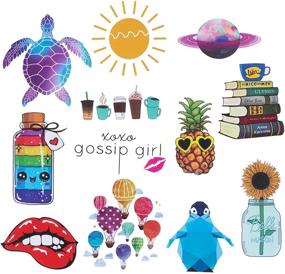 img 3 attached to 🌈 Roberly VSCO Stickers: 100 Pack Aesthetic Waterproof Trendy Stickers for Water Bottles, Laptop, Skateboard, Guitar, Phone, iPad - Cute Stickers for Girls, Teens, Kids