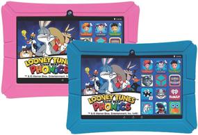 img 3 attached to EPIK Learning Tab, 8 Inch Kids Touchscreen Tablet with Android 5.1 OS, Looney Tunes Phonics, 16GB Intel Quad Core Processor, KidSafe Certified