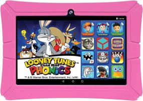 img 4 attached to EPIK Learning Tab, 8 Inch Kids Touchscreen Tablet with Android 5.1 OS, Looney Tunes Phonics, 16GB Intel Quad Core Processor, KidSafe Certified