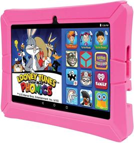 img 1 attached to EPIK Learning Tab, 8 Inch Kids Touchscreen Tablet with Android 5.1 OS, Looney Tunes Phonics, 16GB Intel Quad Core Processor, KidSafe Certified