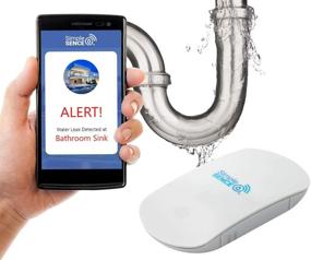 img 3 attached to SimpleSENCE Water Leak and Freeze Detector: Smart WiFi Sensor with Audible Alarm & Notification for Home Protection (1 Pack)