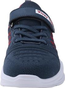 img 1 attached to 👟 Vivay Lightweight Tennis Shoes for Boys & Girls | Ideal Sneakers for Tennis & Running - Little Kids to Big Kids