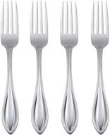 🍴 oneida american harmony everyday flatware dinner forks - enhance your dining experience with this set of 4 logo