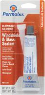 “permatex 81730 1.5 oz. flowable silicone windshield and glass sealer” logo