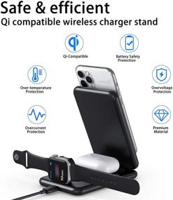 img 2 attached to Wireless Charging Station Foldable Compatible