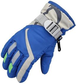 img 3 attached to 🧤 Warm & Waterproof Winter Gloves: Fleece Boys' Accessories for Cold Weather Protection