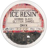 ice resin® glass glitter shards logo