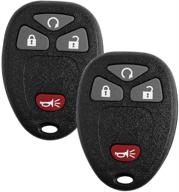 🔑 yitamotor key fob replacement for 2007-2013 chevy silverado 1500 2500 3500 - ouc60270 ouc60221 keyless remote logo