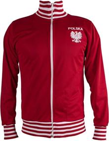 img 4 attached to Poland Polska Jacket Football Tracksuit Sports & Fitness