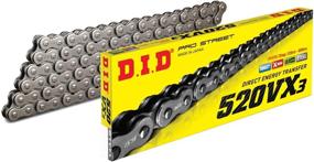 img 1 attached to 🔗 D.I.D 520VX3-96 Steel 520VX3 X-Ring Chain - High-Performance & Durable 96 Link