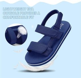 img 2 attached to Lightweight STQ Toddler Sandals 👶 for Little Boys' Comfortable Sandal Shoes